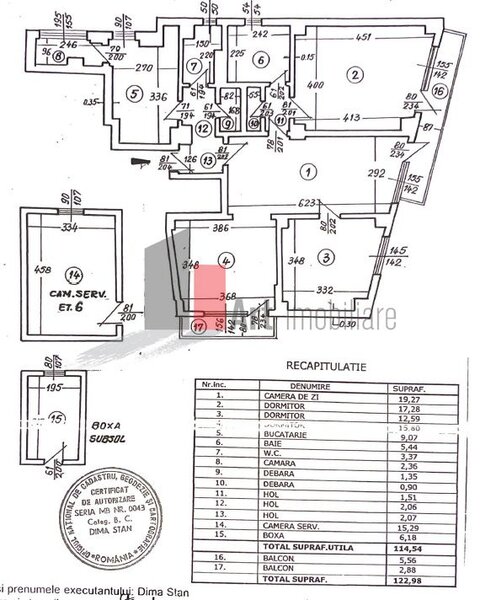 Vasile Lascar Apartament 4 camere